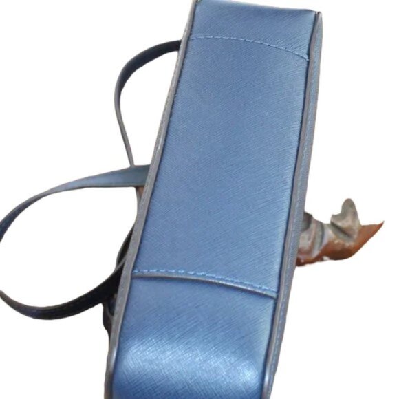 Michael Kors Travelers Navy Shoulder Cross Body Messenger Matching Wallet - Picture 8 of 12